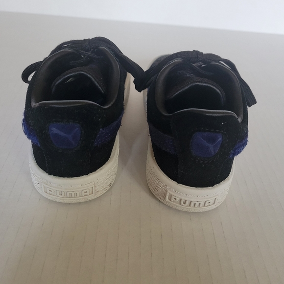 Puma Suede Classic Terry Sneaker, Black-Blue, US 10 - Picture 3 of 5